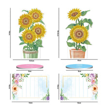 Charger l'image dans la galerie, Porte-Note Diamond Painting Tournesols 2 Pièces
