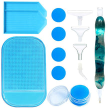 Charger l&#39;image dans la galerie, Stylo Premium Diamond Painting Ergonomique Vagues Turquoise 5 Variantes