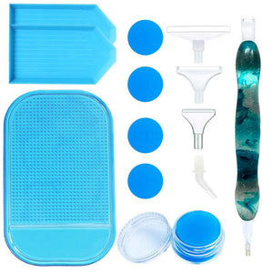 Stylo Premium Diamond Painting Ergonomique Vagues Turquoise 5 Variantes