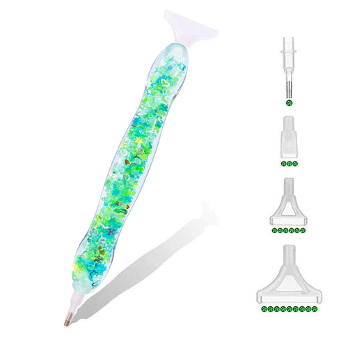 Stylo Premium Diamond Painting Lumière Vert 5 Variantes
