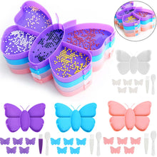 Charger l&#39;image dans la galerie, Ensemble d&#39;Outils Professionnels Diamond Painting Papillon 8 Pièces Accessoires Plateau