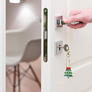 Porte-Clés Diamond Painting Noël 21 Pièces