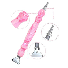 Charger l&#39;image dans la galerie, Stylo Diamond Painting Vagues Rose avec Pointes en Acier
