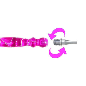 Stylo Diamond Painting Vagues Violet avec Pointes en Acier
