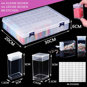 Boîte de rangement XXL Diamond Painting avec 88 compartiments