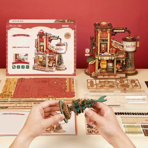 Puzzle 3D Atelier de Cadeaux de Noël