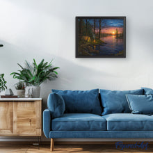 Charger l'image dans la galerie, Peinture par numéros Camping au bord du lac | Figured'Art complexe paysages nouveautés