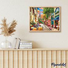 Charger l'image dans la galerie, Peinture par numéros Ruelle à Paris | Figured'Art complexe ville nouveautés