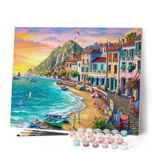 Charger l'image dans la galerie, Peinture par numéros Vacances à la Plage | Figured'Art facile paysages ville nouveautés