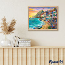 Charger l'image dans la galerie, Peinture par numéros Vacances à la Plage | Figured'Art facile paysages ville nouveautés