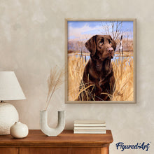 Charger l'image dans la galerie, Peinture par numéros Chien Labrador | Figured'Art facile animaux chiens nouveautés