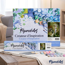 Charger l'image dans la galerie, Peinture par numéros Féé dorée | Figured'Art intermédiaire nouveautés animaux papillons femmes