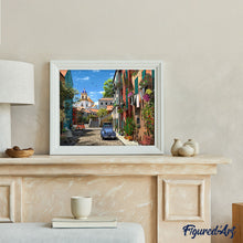 Charger l'image dans la galerie, Peinture par numéros Ruelle et 2 CV | Figured'Art intermédiaire nouveautés ville paysages