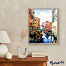 Charger l'image dans la galerie, Peinture par numéros Aquarelle de Venise | Figured'Art intermédiaire nouveautés ville paysages