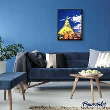 Charger l'image dans la galerie, Peinture par numéros Temple de Chiangmai | Figured'Art intermédiaire nouveautés ville paysages