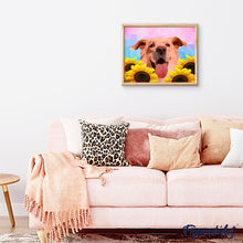 Charger l'image dans la galerie, Peinture par numéros Chien Polygon Art | Figured'Art facile nouveautés animaux chiens fleurs