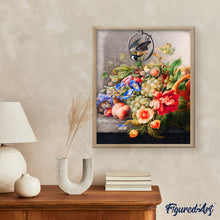 Charger l'image dans la galerie, Peinture par numéros Fleurs et Fruits Herman Henstenburgh Figured'Art fleurs nouveautés reproduction complexe