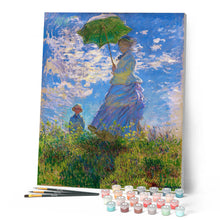 Charger l'image dans la galerie, Peinture par numéros La Promenade Monet Figured'Art nouveautés reproduction intermédiaire