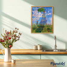 Charger l'image dans la galerie, Peinture par numéros La Promenade Monet Figured'Art nouveautés reproduction intermédiaire