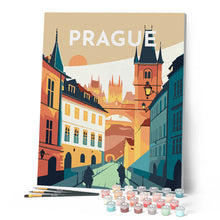 Charger l'image dans la galerie, Affiche Vintage Prague