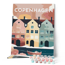 Charger l'image dans la galerie, Affiche Vintage Copenhague