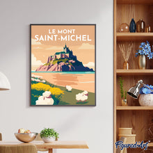 Charger l&#39;image dans la galerie, Affiche Vintage Mont Saint-Michel