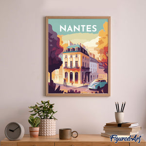 Affiche Vintage Nantes