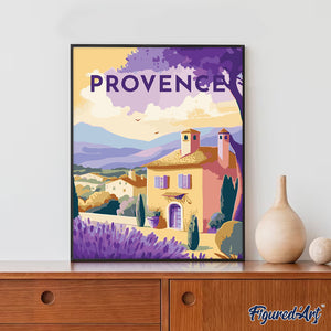 Broderie Diamant - Affiche Poster Provence