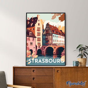 Broderie Diamant - Affiche Poster Strasbourg