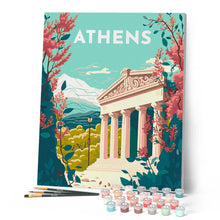 Charger l'image dans la galerie, Affiche Vintage Athènes
