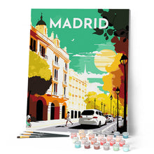Charger l'image dans la galerie, Affiche Vintage Madrid