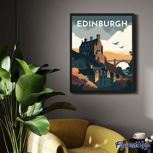 Affiche Vintage Édimbourg