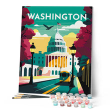 Charger l'image dans la galerie, Affiche Vintage Washington