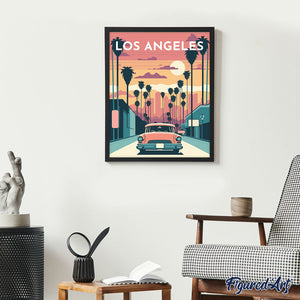 Affiche Vintage Los Angeles