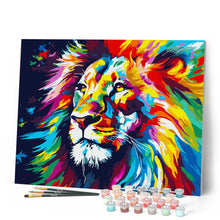 Charger l'image dans la galerie, Lion Coloré Abstrait