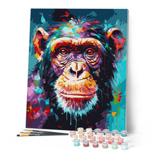Charger l'image dans la galerie, Chimpanzé Coloré Abstrait