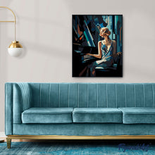 Charger l'image dans la galerie, Femme au Piano Art Déco
