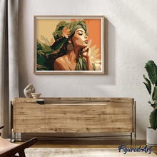 Charger l'image dans la galerie, Femme au turban africain