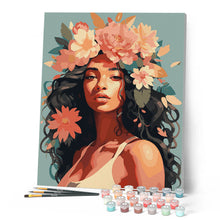 Charger l'image dans la galerie, Beauté couronnée de pivoines