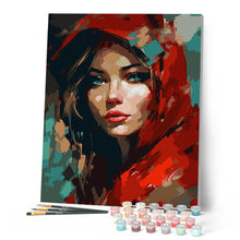 Charger l'image dans la galerie, Femme au foulard rouge