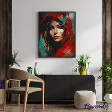 Charger l'image dans la galerie, Femme au foulard rouge