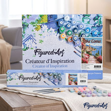 Charger l'image dans la galerie, Affiche de voyage lac de Côme en fleurs