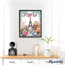 Charger l'image dans la galerie, Affiche de voyage Paris en fleurs