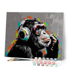 Charger l'image dans la galerie, Street Art Singe Funky