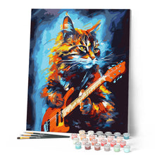 Charger l'image dans la galerie, Chat rocker en Abstrait