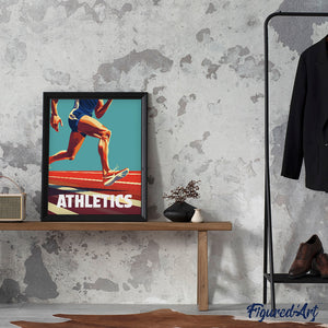 Affiche sportive Athlétisme