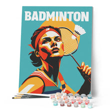 Charger l'image dans la galerie, Affiche sportive Badminton