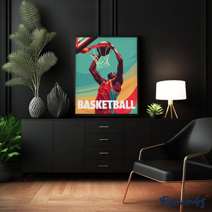 Affiche sportive Basket