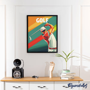 Affiche sportive Golf