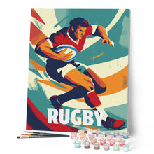 Charger l'image dans la galerie, Affiche sportive Rugby